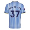 Camiseta de fútbol Tottenham Hotspur Van De Ven 37 2ª equipación 2024-25